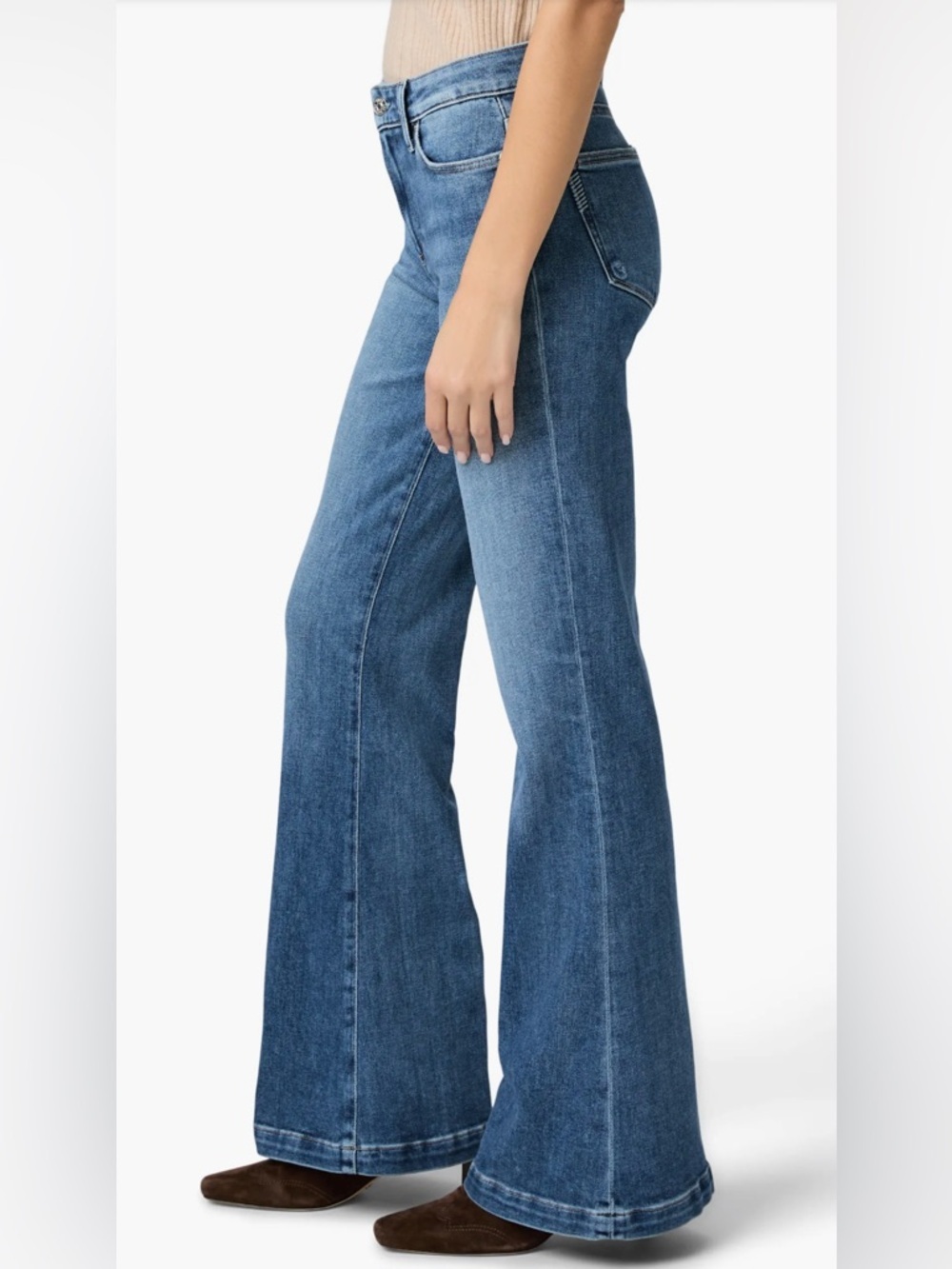 PAIGE GENEVIEVE  High-Rise Flare Jeans - Picture 2 of 7